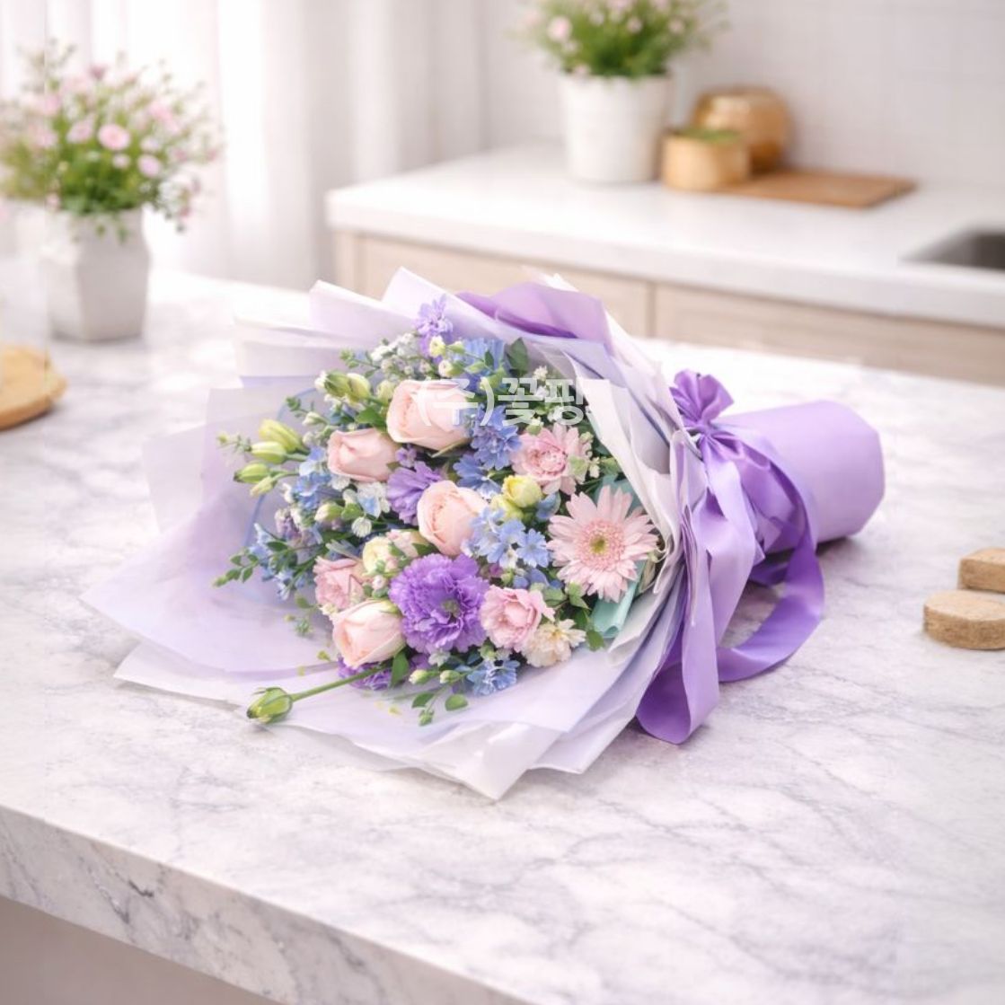 보라색하트